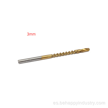 3 mm HSS Saw Drill Bit con titanio recubierto